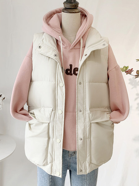 Švarus moteriškas laisvalaikio liemenės modelis