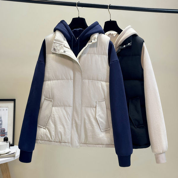 Moteriška laisvalaikio liemenė su kišenėmis - dviejų spalvų