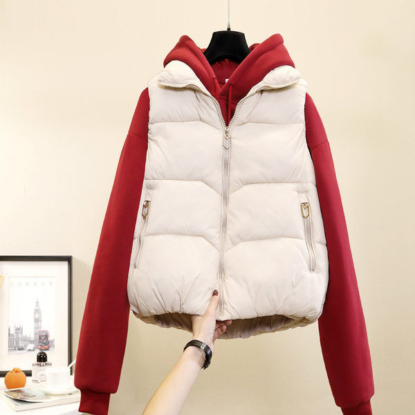 Ženski casual prsluk - s patentnim zatvaračem i džepom