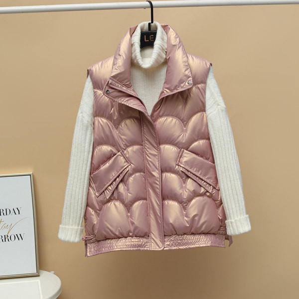 Vesta casual dama cu buzunar potrivita pentru viata de zi cu zi