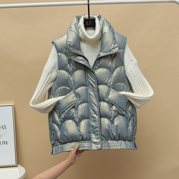 Vesta casual dama cu buzunar potrivita pentru viata de zi cu zi