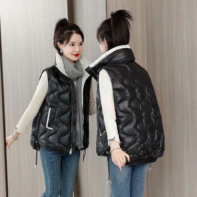 Női mellény magas gallérral