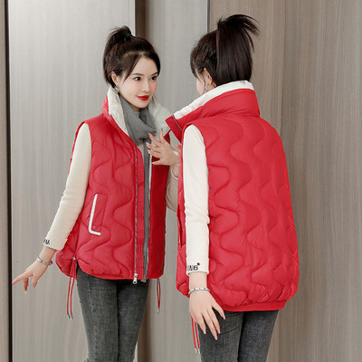 Női mellény magas gallérral