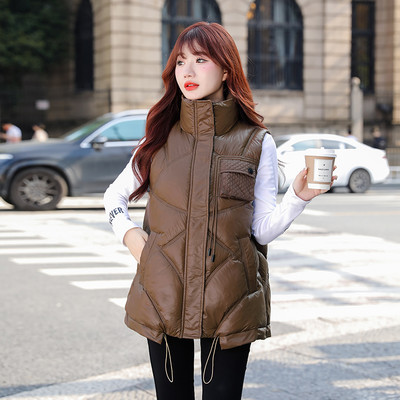 Moteriška laisvalaikio liemenė su kišene ir užtrauktuku