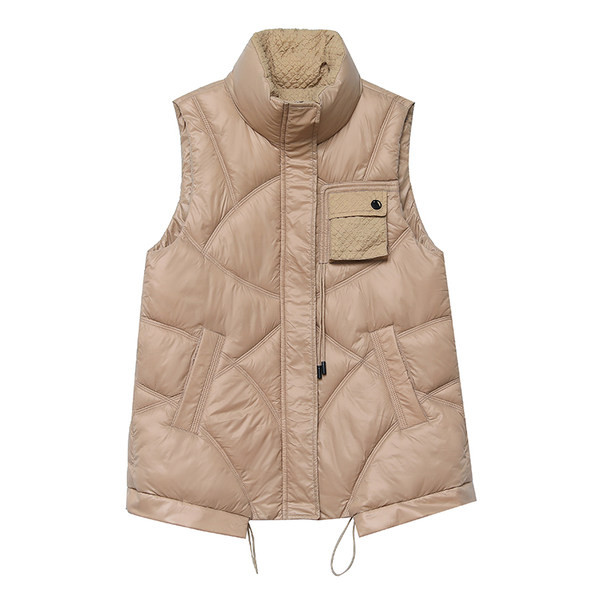 Moteriška laisvalaikio liemenė su kišene ir užtrauktuku