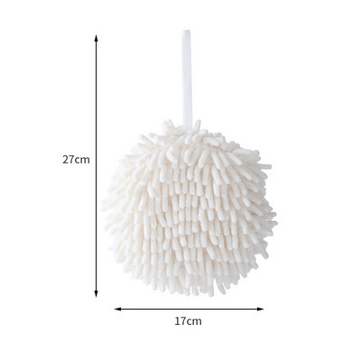 Animale din desene animate șterge prosop de mână chenille moale microfibră prosoape agățate cârpă rotundă absorbantă pentru accesorii de baie de acasă