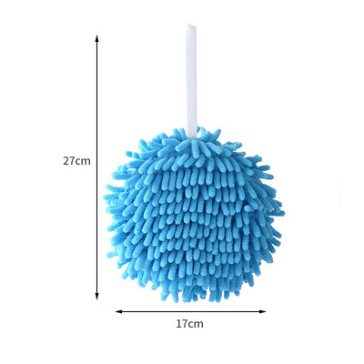 Animale din desene animate șterge prosop de mână chenille moale microfibră prosoape agățate cârpă rotundă absorbantă pentru accesorii de baie de acasă