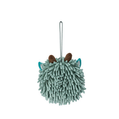 Animale din desene animate șterge prosop de mână chenille moale microfibră prosoape agățate cârpă rotundă absorbantă pentru accesorii de baie de acasă