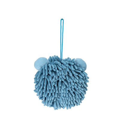 Animale din desene animate șterge prosop de mână chenille moale microfibră prosoape agățate cârpă rotundă absorbantă pentru accesorii de baie de acasă