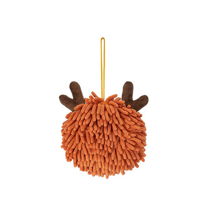 Animale din desene animate șterge prosop de mână chenille moale microfibră prosoape agățate cârpă rotundă absorbantă pentru accesorii de baie de acasă