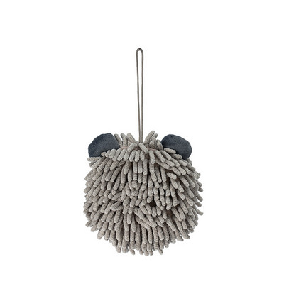 Animale din desene animate șterge prosop de mână chenille moale microfibră prosoape agățate cârpă rotundă absorbantă pentru accesorii de baie de acasă