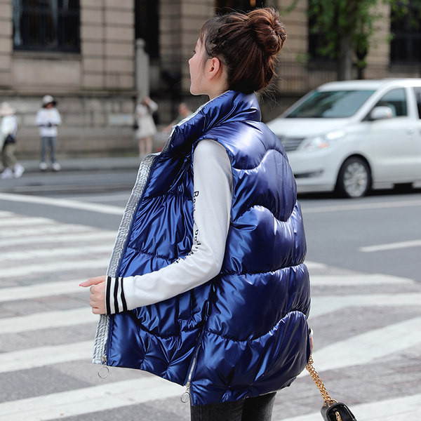 Új modell női mellény cipzárral - többféle színben