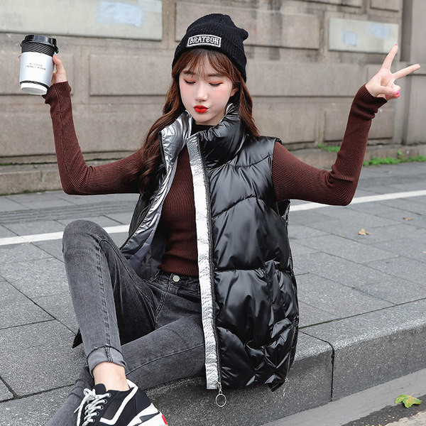 Új modell női mellény cipzárral - többféle színben