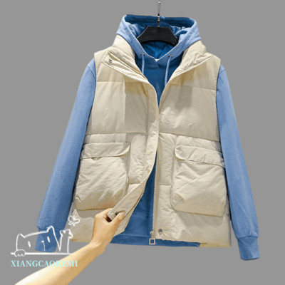 Női alkalmi mellény nagy zsebbel