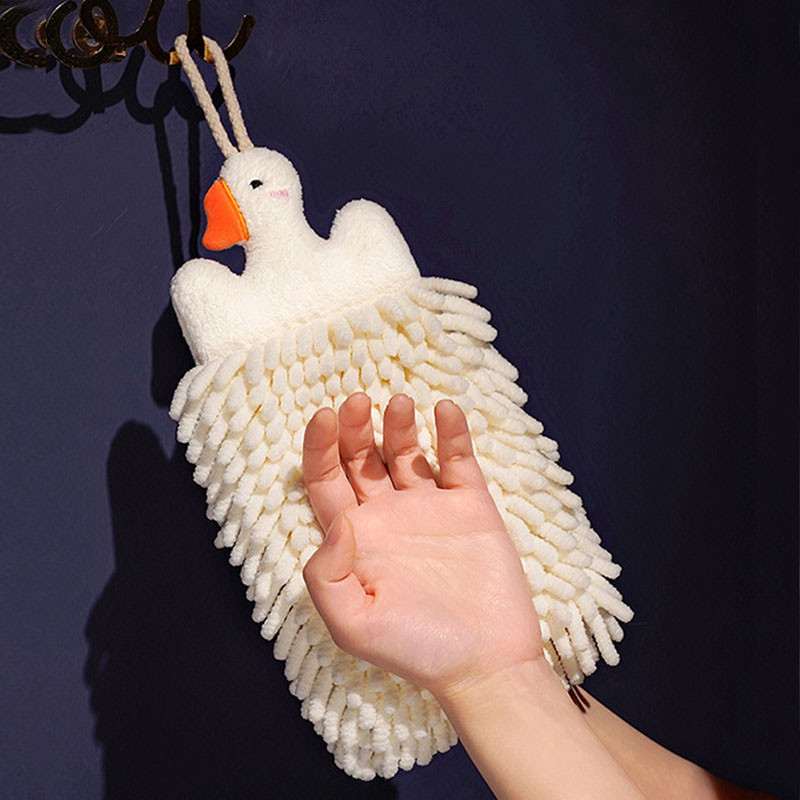 Prosop de mână din chenille Big Goose, îngroșat, super absorbant la atingere, cârpă moale pentru curățarea mașinii pentru bucătărie, baie, cu șnur, prosoape