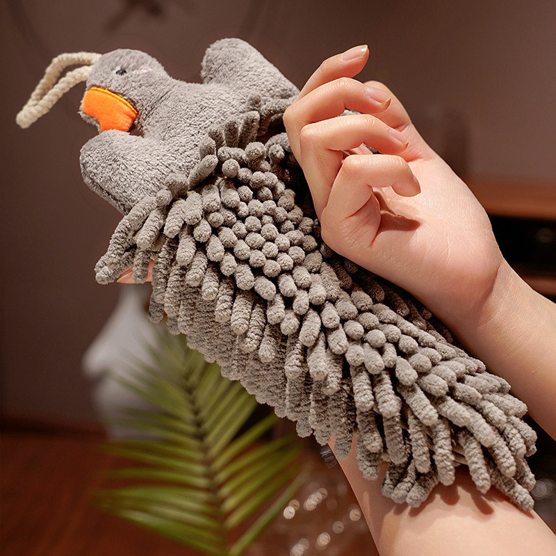 Prosop de mână din chenille Big Goose, îngroșat, super absorbant la atingere, cârpă moale pentru curățarea mașinii pentru bucătărie, baie, cu șnur, prosoape