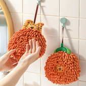 Prosop de mână tigru cu animale din desene animate Chenille îngroșat 3 secunde Batista absorbantă Baie Gadget pentru curățarea bucătăriei Prosoape pentru bebeluși