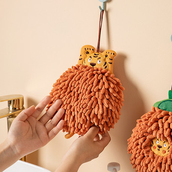 Γελοιογραφία Animal Tiger Hand Towel Thickened Chenille 3 seconds απορροφητικό μαντήλι μπάνιου Κουζίνα καθαρισμού Gadget Βρεφικές πετσέτες