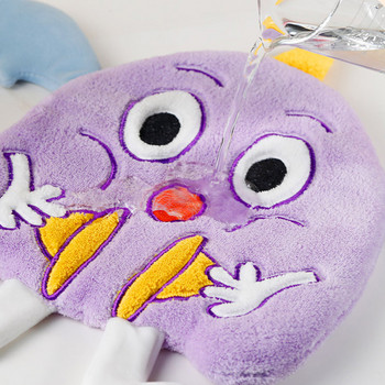 Πετσέτα χεριών Cartoon Animal Κοραλί βελούδινη μαντήλι μαλακής αφής υψηλής ποιότητας για παιδιά Αξεσουάρ μπάνιου κουζίνας Αναπνεύσιμο