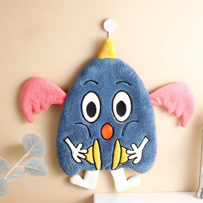 Ručnik za ruke s crtanim životinjama Visokokvalitetni rupčić od koraljnog baršuna mekani na dodir za djecu Kuhinja Kupaonski dodaci Prozračni