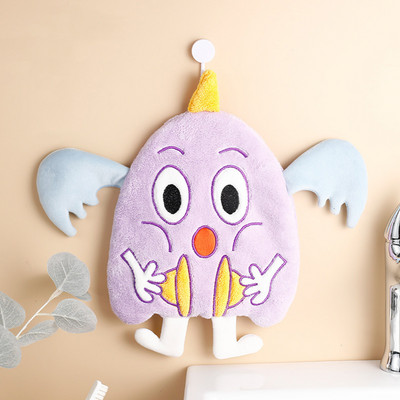 Ručnik za ruke s crtanim životinjama Visokokvalitetni rupčić od koraljnog baršuna mekani na dodir za djecu Kuhinja Kupaonski dodaci Prozračni