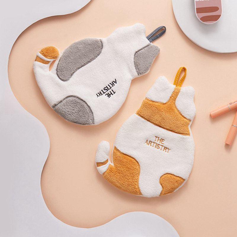 Încântător prosop de mână pentru pisici, prosop de bucătărie din microfibră super absorbant, veselă de înaltă eficiență, prosop de curățare pentru uz casnic, unelte de bucătărie