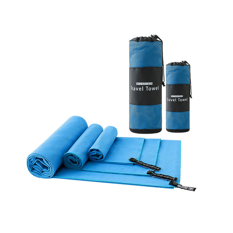 Prosoape cu uscare rapidă din fibre superfine Prosop de plajă solid Prosop sport din microfibră Portabil absorbant Fără lână fără nisip