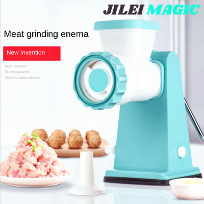JILEI MAGIC Εγχειρίδιο Home Fillet Sausage Machine Hand Shakes The Meat Stuffing Machine Fragmented Vegetable Meat Grinder Tool