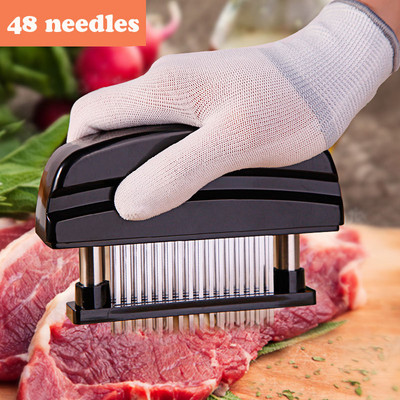48 Blades Needle Meat Tenderizer Μαχαίρι από ανοξείδωτο χάλυβα Meat Beaf Steak Mallet Meat Tenderizer Hammer Pounder Cooking Tools