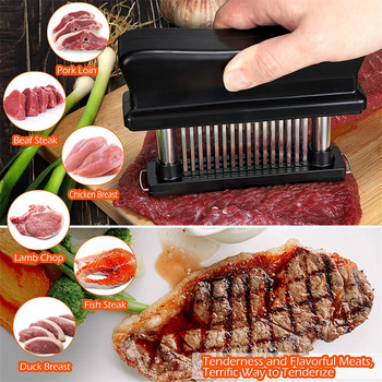 48 Blades Needle Meat Tenderizer Μαχαίρι από ανοξείδωτο χάλυβα Meat Beaf Steak Mallet Meat Tenderizer Hammer Pounder Cooking Tools