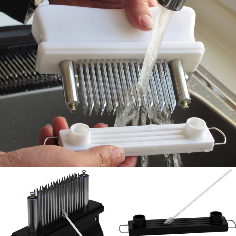 48 ašmenų adatų mėsos minkštiklis nerūdijančio plieno peilis mėsa beaf kepsnys plaktukas Mėsos minkštiklis plaktuku plaktukas Kepimo įrankiai