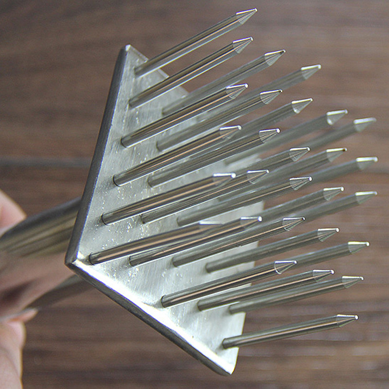 Trbuh od nehrđajućeg čelika, svinjska koža, hrskavi ručni alat, čekić, čekić, igla, zabodena, šiljasta igla, brzi uređaj za omekšavanje, kuhinjski alat za odreske