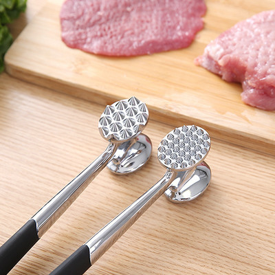Rozsdamentes acél húspuhító 48 tűpengék a pulykahúshoz Beaf steak borjúkalapács konyhai főzőeszközök