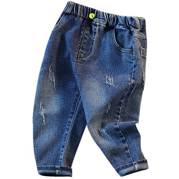Gyermek farmernadrág gombbal és zsebbel
