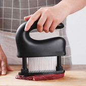 2021-es új konyhai eszközök Húskalapács laza puhító tű, rozsdamentes acél Szakma főzés csirke steak marha sertésszelethez