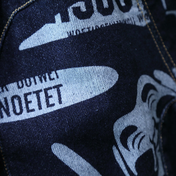 Dječje traperice za dječake s aplikacijom i gumicom