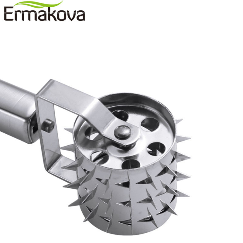 ERMAKOVA rozsdamentes acél húskeverő Húsaprító görgős húskalapács steakhez Koppintható oldalas steak sertéshús ütők Konyhai eszközök