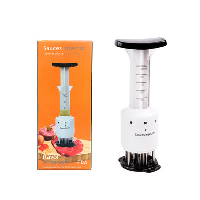 Štrcaljka za omekšavanje mesa s vagom Precizno doziranje Igle od nehrđajućeg čelika Šprice za omekšavanje mesa Kuhinjski alati