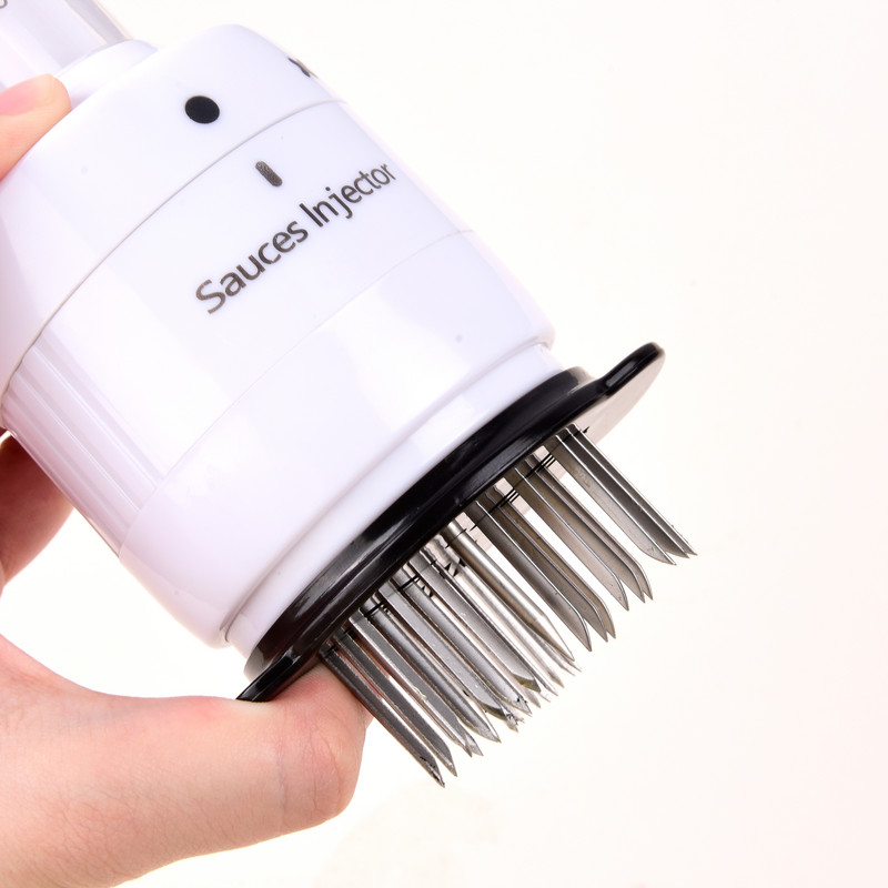 Štrcaljka za omekšavanje mesa s vagom Precizno doziranje Igle od nehrđajućeg čelika Šprice za omekšavanje mesa Kuhinjski alati