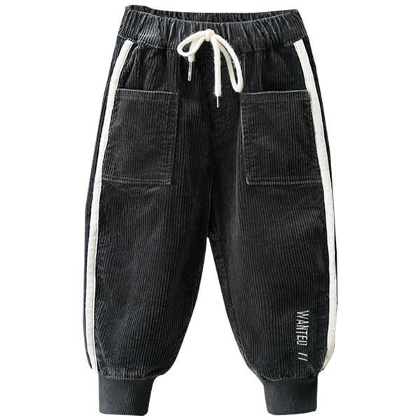 Madingi džinsai berniukams su raišteliais ir apvadu