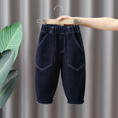 Blugi de copii pentru baieti cu talie elastica si buzunar