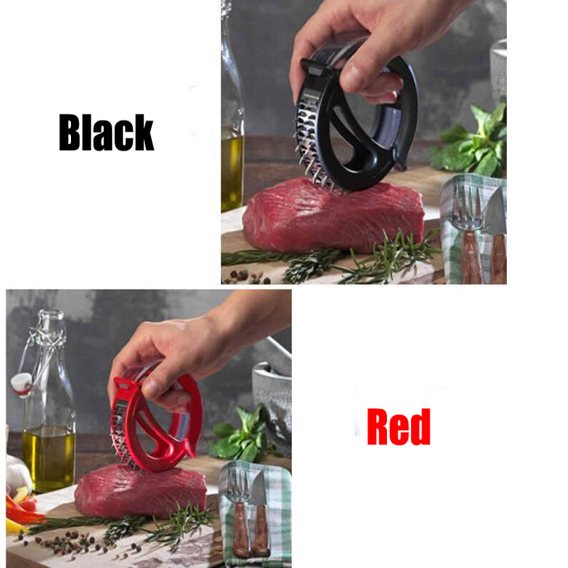 ORGANBOO 1 vnt nerūdijančio plieno mėsos minkštiklis su 48 ašmenimis Virtuvinis mėsos minkštiklis, adata, kepimo įrankiai, priedai