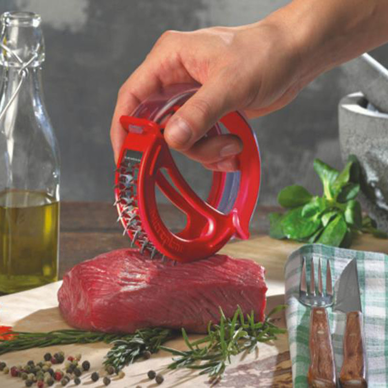 ORGANBOO 1 vnt nerūdijančio plieno mėsos minkštiklis su 48 ašmenimis Virtuvinis mėsos minkštiklis, adata, kepimo įrankiai, priedai