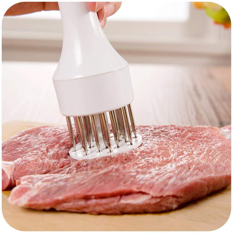 Gadget de bucătărie din oțel inoxidabil pentru frăgezitor de carne cu ac friptură cotlete de porc vrac de uz casnic pentru carne ciocan pentru gătit alimente pentru carne