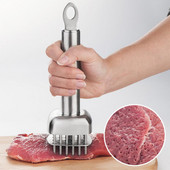 Konyhai főzőeszközök Húspuhító Szerszám Konyhai Rozsdamentes Acél Steak Kalapács Kalapács Tű Laza Háztartási sertésszelet