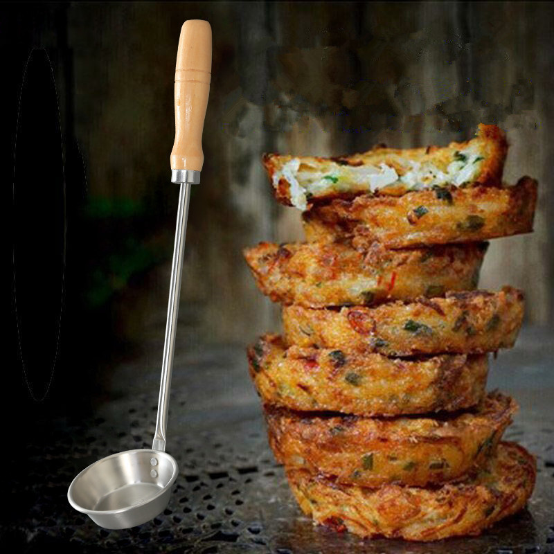 Rozsdamentes acél konyhai sütemény készítés penészgomba húspogácsa penészgomba háztartási kézi sült húskanál