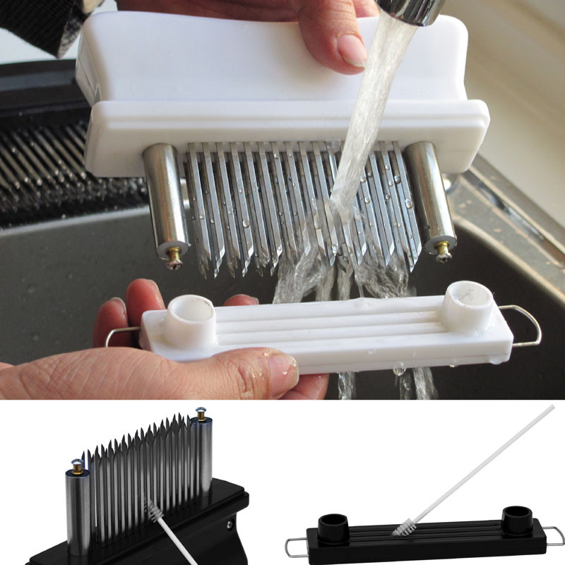 48 ašmenų adatų mėsos minkštiklis nerūdijančio plieno peilis mėsa beaf kepsnys plaktukas Mėsos minkštiklis plaktukas, plaktukas, kepimo įrankiai