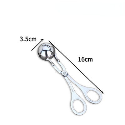 Visiškai naujas patogus virtuvės kotletų gaminimo laikiklis žuvies rutuliukas ryžių rutuliukų formavimo įrankis, virtuvės priedai 1 vnt.