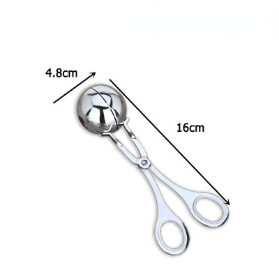 Visiškai naujas patogus virtuvės kotletų gaminimo laikiklis žuvies rutuliukas ryžių rutuliukų formavimo įrankis, virtuvės priedai 1 vnt.