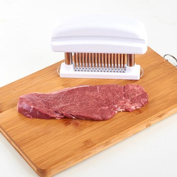 Τρυφερό κρέας από ανοξείδωτο ατσάλι 48 λεπίδες τρυφερό βελόνας για μαχαίρι κρέατος Μπριζόλα μπριζόλας σφυρί κρέας Εργαλεία κουζίνας